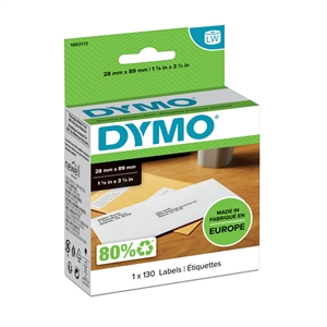 Etichete Dymo LabelWriter 28 x 89 mm, 1 x 130 buc.