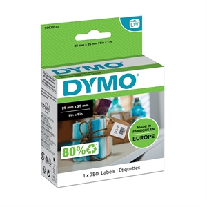 Dymo LabelWriter 25 mm x 25 mm etichete multifuncționale stk.