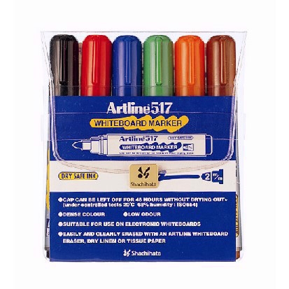 Marker Artline Whiteboard 517 set de 6