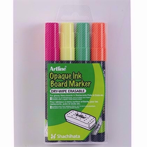 Marker Artline Board Opac 2mm Set de 4