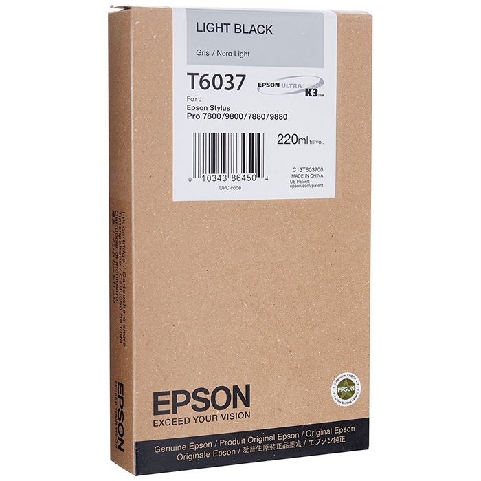 Epson Light Black T6037 - cartus de cerneala de 220 ml