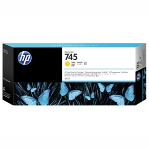 HP 745 cartuș de cerneală galbenă, 300 ml