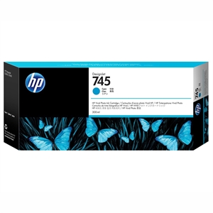 Cartuș de cerneală cyan HP 745, 300 ml