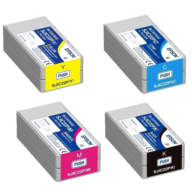 Set complet de cartușe de cerneală pentru Epson ColorWorks C3500