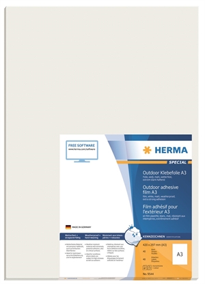 HERMA etichete film extra puternic 420 x 297 mm, 40 buc.