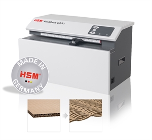 HSM ProfiPack papmakulator C400 model de birou