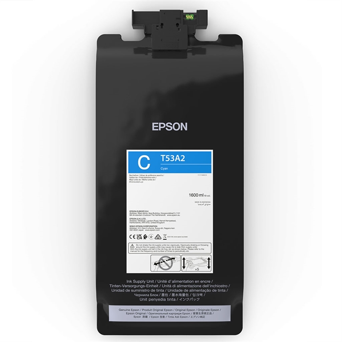 Epson Cyan T53A2 - sac de cerneală de 1600 ml