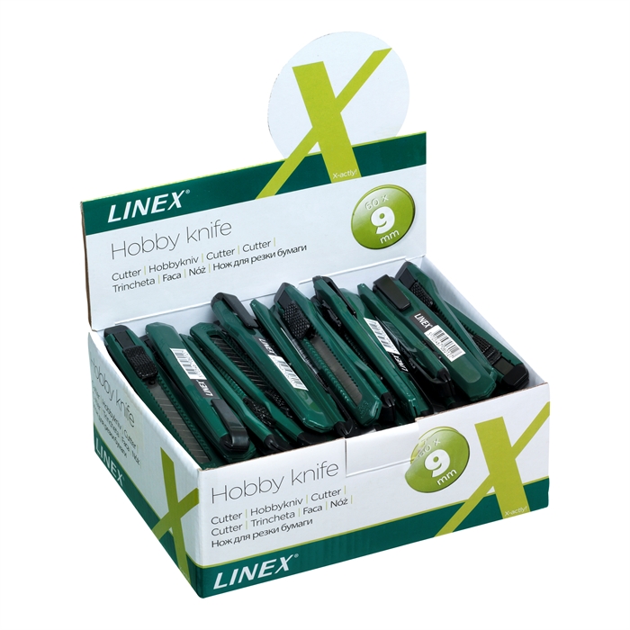 Linex Cuțit de hobby mic, Verde