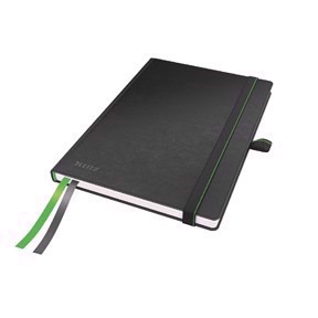 Leitz Notebook WOW u/H A4 lin 80 coli 90g negru