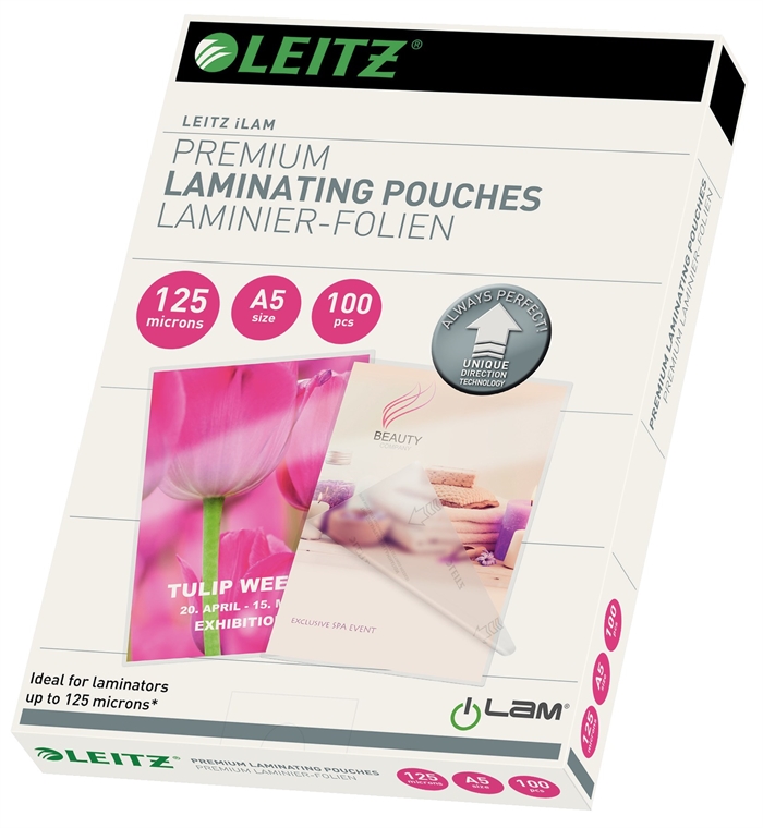 Leitz Buzunar de Laminare UDT lucios 125my A5(100)