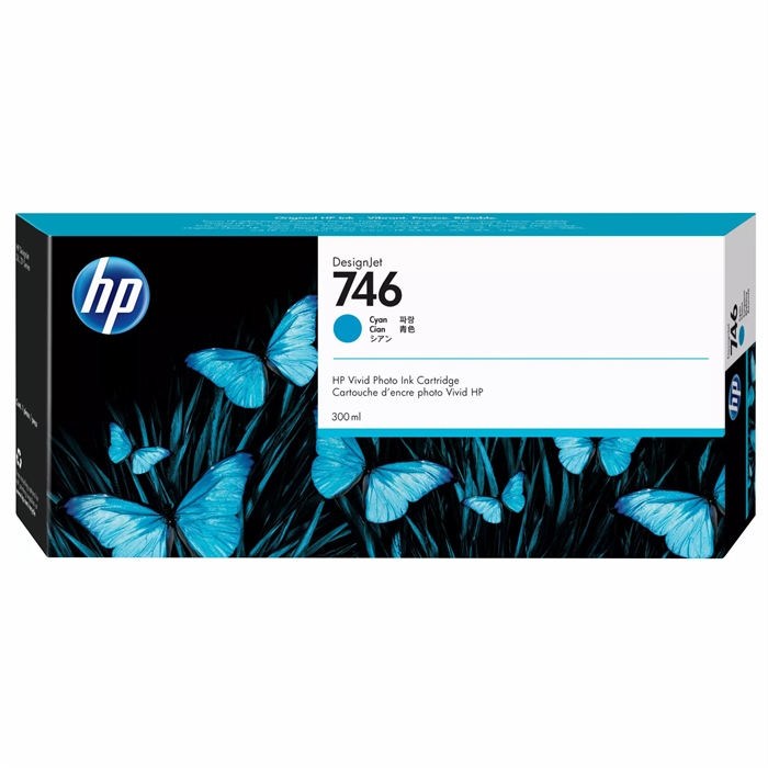 HP 746 cartuş cu cerneală cyan DesignJet de 300 ml