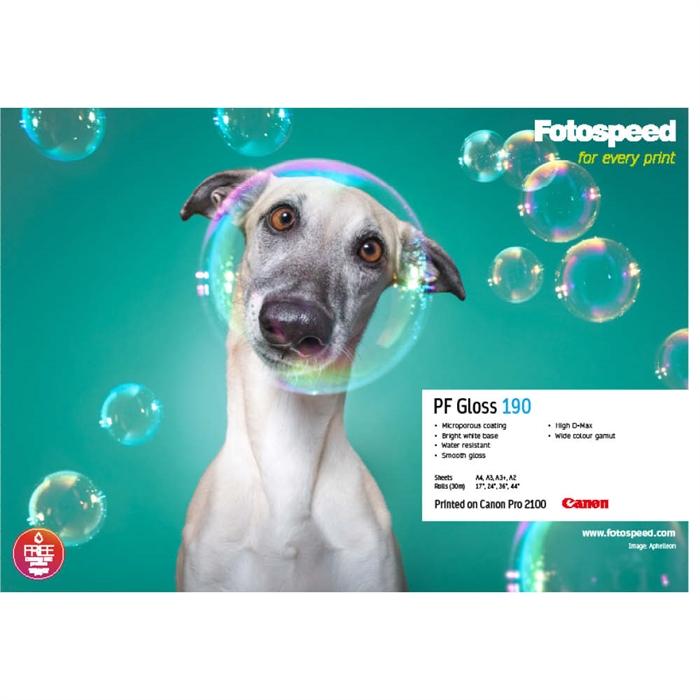 Fotospeed PF Gloss 190 g/m² - 17" x 30 metri