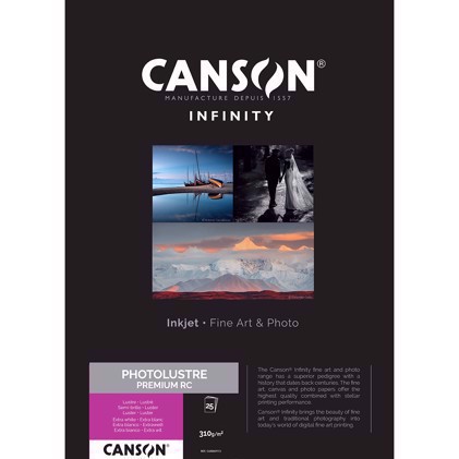 Canson Photo Luster Premium RC 310g/m² - A2, 25 coli (FSC)