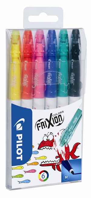 Pilot Frixion Colors 0,7 pix gel în culori diverse (6)