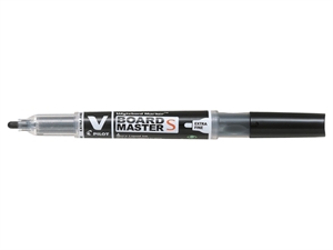 Pilot V Board Master S Extra Fine vârf rotund negru