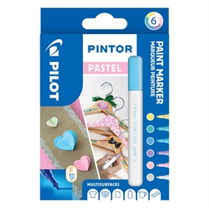 Marker Pilot Pintor Fine Pastel Mix 1,0 ass (6)