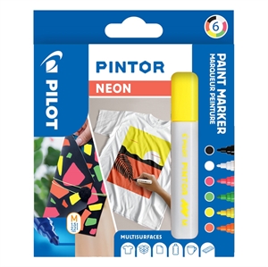 Pilot Marker Pintor Mediu Neon 1,4 ass (6)