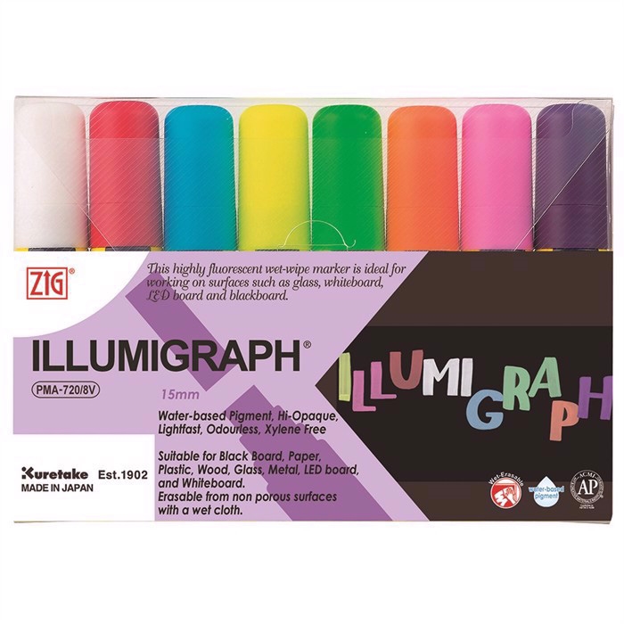 Marker ZIG Illumigraph 15mm 8 - etui