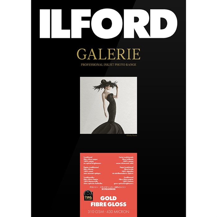 Ilford Gold Fibre Gloss for FineArt Album - 330mm x 365mm - 25 coli