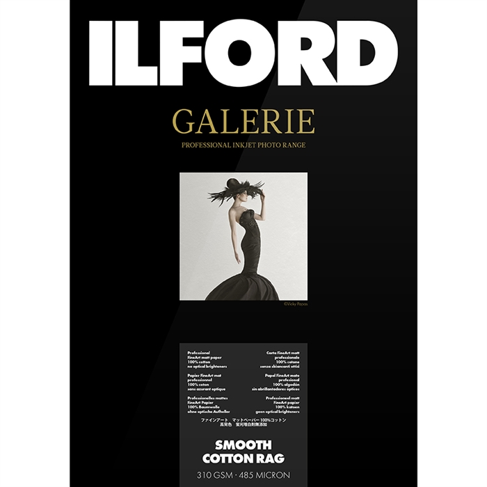 Ilford Smooth Cotton Rag for FineArt Album - 210mm x 335mm - 25 coli