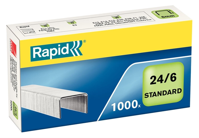 Rapid Capse 24/6 standard (1000)