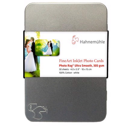 Hahnemühle Photo Rag Ultra Smooth Photo card 305 g/m² - 10x15 cm