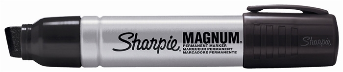 Marker Sharpie Metalic Magnum 9,8/14,8mm negru