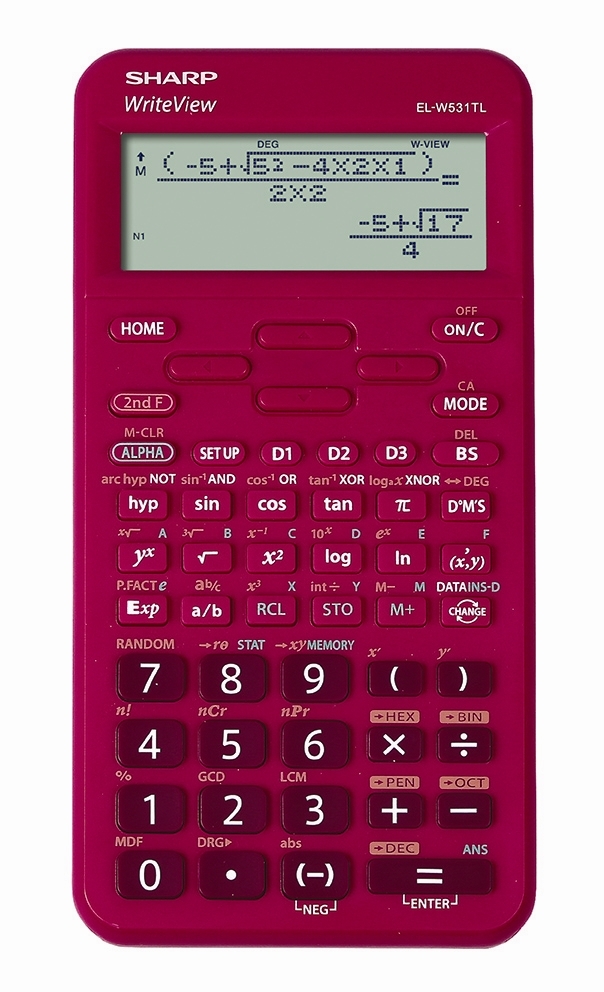 Calculator științific Sharp EL-W531TL roz