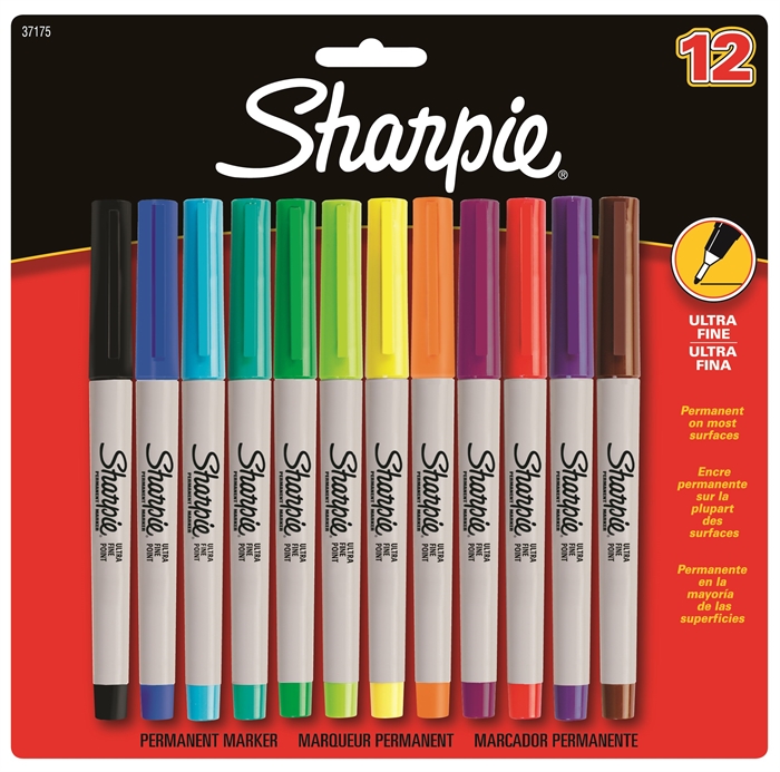 Marker Sharpie Ultra Fin 0,5mm set (12)