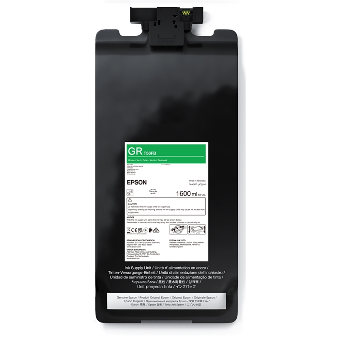 Epson Green T56FB - sac de cerneală de 1600 ml