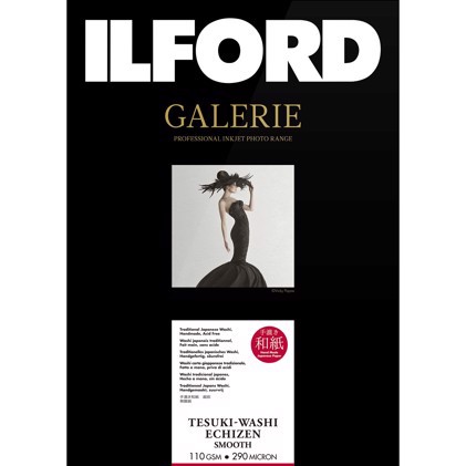 Ilford GALERIE Tesuki-Washi Echizen Smooth 110 - 10 x 15 (102 mm x 152 mm), 50 coli