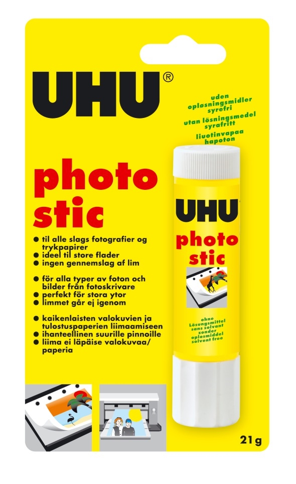 UHU Lipici stick pentru fotografii 21g