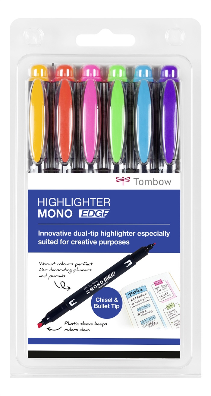 Tombow Marker MONO edge set ass (6)