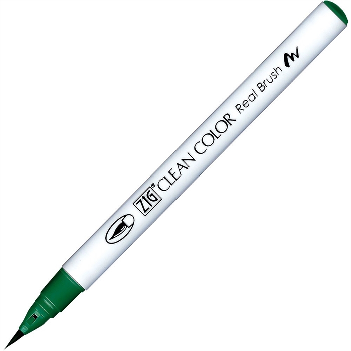 ZIG Clean Color Pensulă Pen 414 Verde pădure