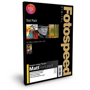 Fotospeed Fine Art Matt Textured - A4, 12 coli