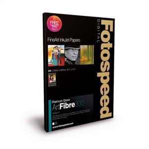 Fotospeed Platinum Gloss Art Fibre 300 g/m² - 5x5", 25 coli