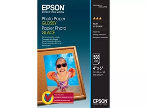 Hârtie foto Epson lucioasă 200 g/m² - 10x15cm - 500 foi