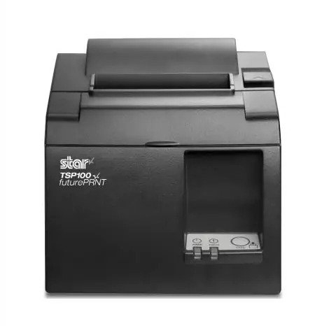 Star TSP143IIU+, USB, 8 puncte/mm (203 dpi), cutter, gri închis