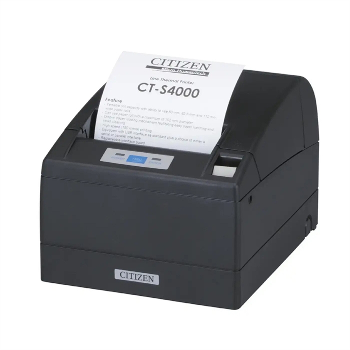 Citizen CT-S4000, USB, 8 puncte/mm (203 dpi), cutter, negru