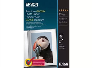 Hârtie Foto Lucioasă Epson Premium 255 g/m² - A4 - 20 coli