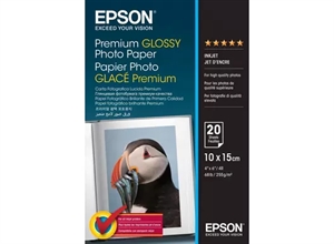 Hârtie foto Epson Premium Glossy 255 g/m² - 10x15cm - 20 foi