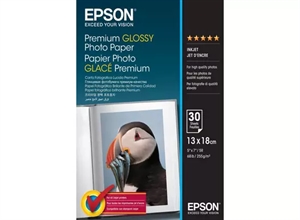 Hârtie foto lucioasă premium Epson 255 g/m², 130 x 180 mm, 255g/m², 30 coli