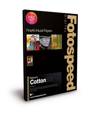 Fotospeed Platinum Cotton 305 g/m² - A2, 25 coli