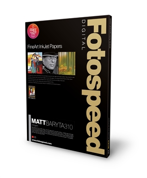 Fotospeed Matt Baryta 310 g/m² - A3+, 25 coli